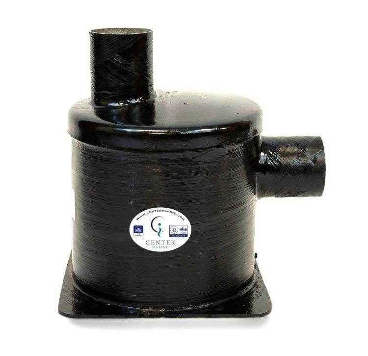 Side In Top Out Muffler Vernalift | Centek 1500020