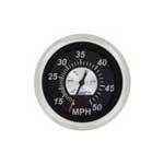 Sierra Black Sterling 50Mph Speedo 68960P