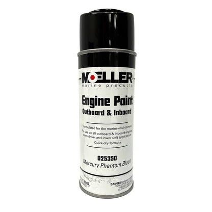 Spray Paint Mercury Phantom Black - 12 oz. | Moeller Marine 25350