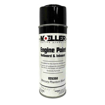 Spray Paint Mercury Phantom Black - 12 oz. | Moeller Marine 25350