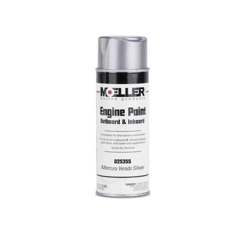 Spray Paint Mercury Verado Silver - 12 oz. | Moeller Marine Products 025355