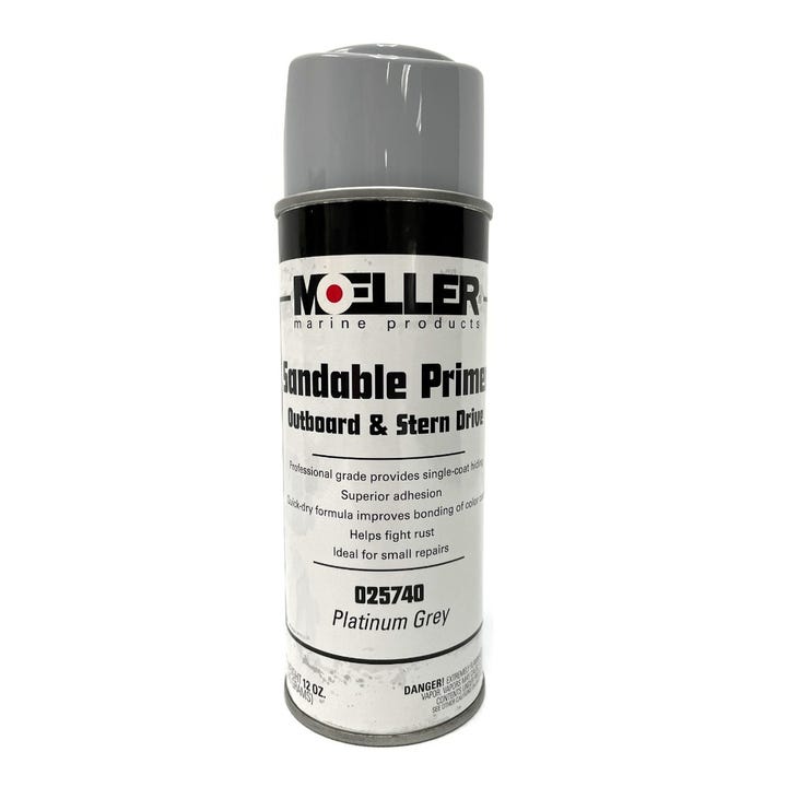 Spray Primer Platinum Grey Sandable | Moeller Marine 25740