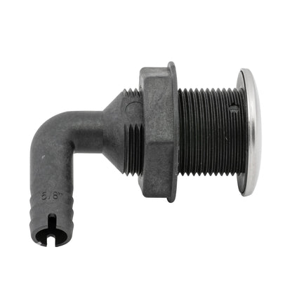 Stainless Steel/Nylon Thru Hull with Barb | Whitecap S-3810