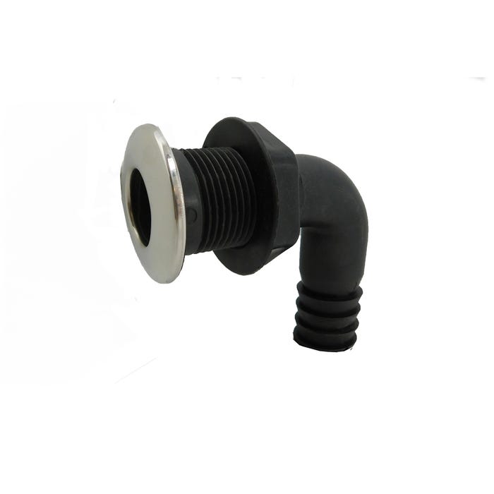 Stainless Steel/Nylon Thru Hull with Barb | Whitecap S-3810