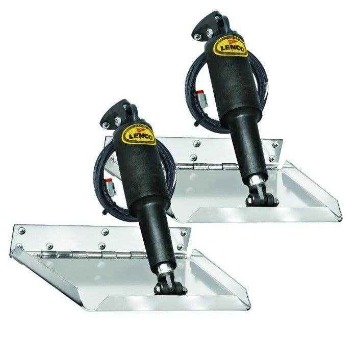 Standard Performance Electro - Polish Trim Tab Kit without Switch, 12V - 18 inch x 14 inch | Lenco Marine 15040 - 101