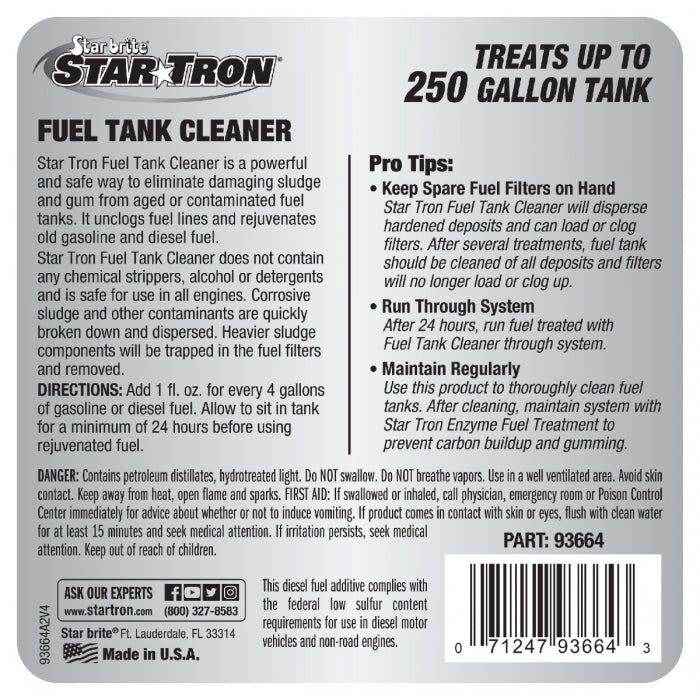 Star Tron Fuel Tank Cleaner - 64 oz. | Star Brite 093664