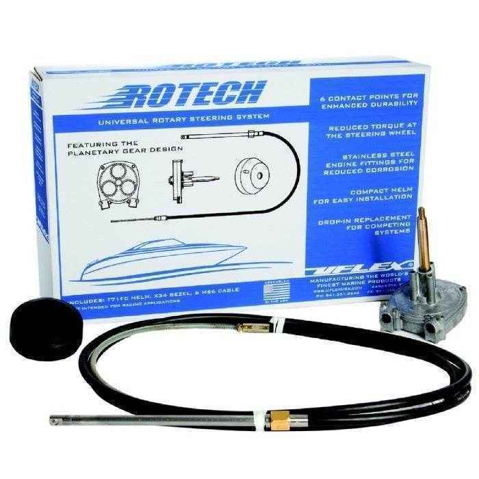 Steering Kit Rotech Rotary - 10 ft. | Uflex USA ROTECH10FC