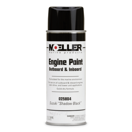 Suzuki Shadow Black Engine Paint - 12 oz. | Moeller 025804