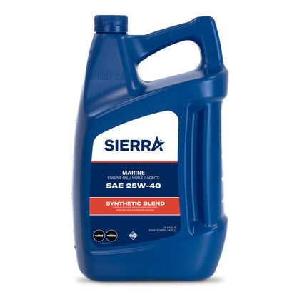 Synthetic Blend Engine Oil 5 Quart 25W40 | Sierra 18-9440-4
