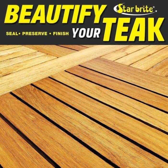 Teak Oil Premium Golden - 1 Gal. | Star Brite 085100