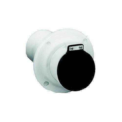 Exhaust Thru Hull with Flapper 2 in. White | Centek 1200300 - MacombMarineParts.com