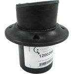 Thru Hull Fitting Exhaust with Flapper 4 in. Black | Centek 1200325