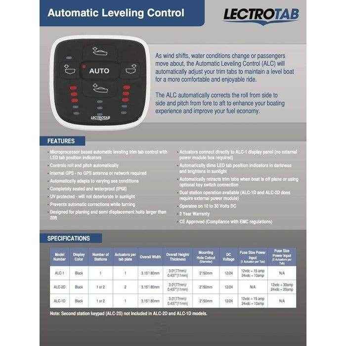 Trim Tab Automatic Leveling Control - Bennett LectroTab Lenco Upgrade | Lectrotab ALC-1