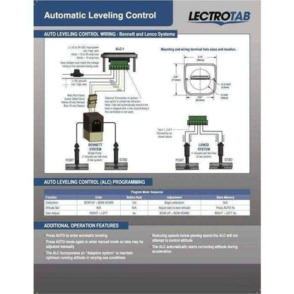 Trim Tab Automatic Leveling Control - Bennett LectroTab Lenco Upgrade | Lectrotab ALC-1