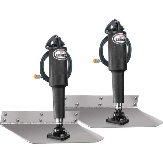 Trim Tab Kit Standard Mount w/o Switch - 9" x 9" | Lenco 15000-101