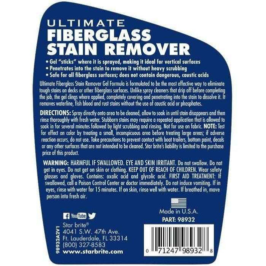 Ultimate Fiberglass Stain Remover Spray Gel - 32 ounce | Star Brite 098932