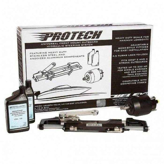 Universal Front Mount OB Hydraulic Steering System | Uflex PROTECH 1.1