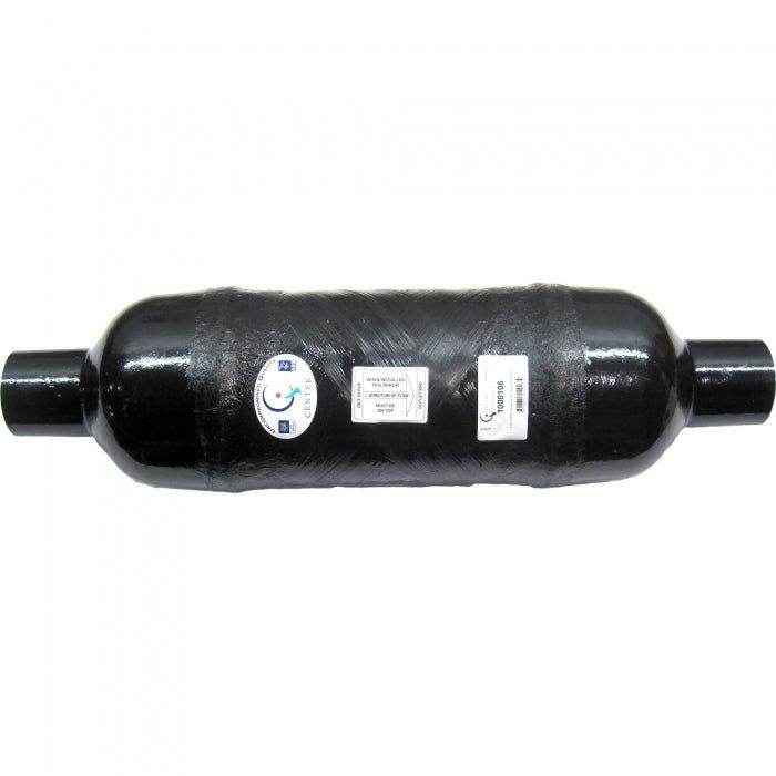 Vernatone Round Muffler 4 in. Inlet/Outlet | Centek 1000106