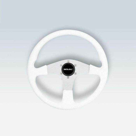 White Corse Boat Steering Wheel | Uflex USA CORSE-W/S