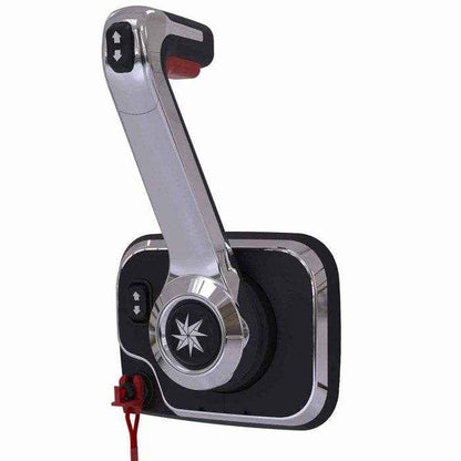 Xtreme Side-Mount Chrome Control with Engine Cut-Off, Tilt & Trim Switch | Dometic CHX8052P