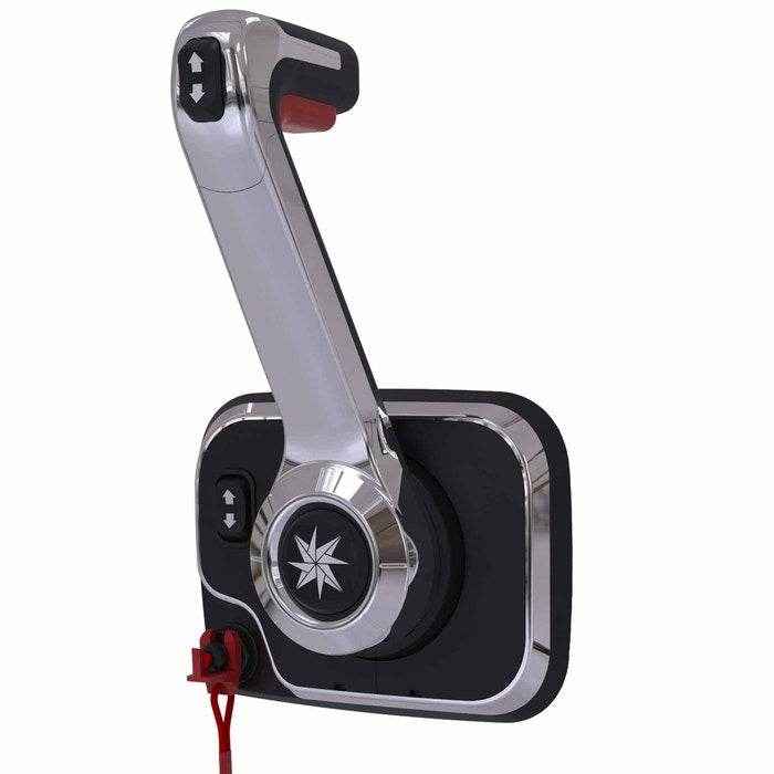 Xtreme Side-Mount Chrome Control with Engine Cut-Off, Tilt & Trim Switch | Dometic CHX8052P