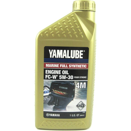 Yamalube Engine Oil 5W-30 Full Synthetic Outboard Quart | Yamaha LUB-05W30-FC-12