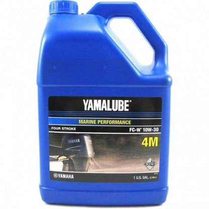 Yamalube Outboard Engine Oil 10W-30 Gallon | Yamaha LUB-10W30-FC-04