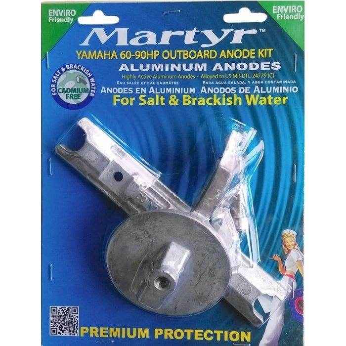 Aluminum Yamaha Outboard Anode Kit 60-90Hp | Martyr CMY6090KITA - MacombMarineParts.com