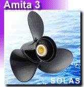 Amita 3 Aluminum 3 - Blade Propeller | Solas 1511 - 155 - 13 - MacombMarineParts.com