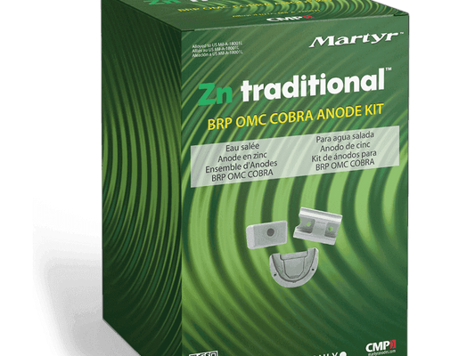 Bombardier Cobra Anodes Kit Zinc | Martyr CMCOBRAKITZ - MacombMarineParts.com