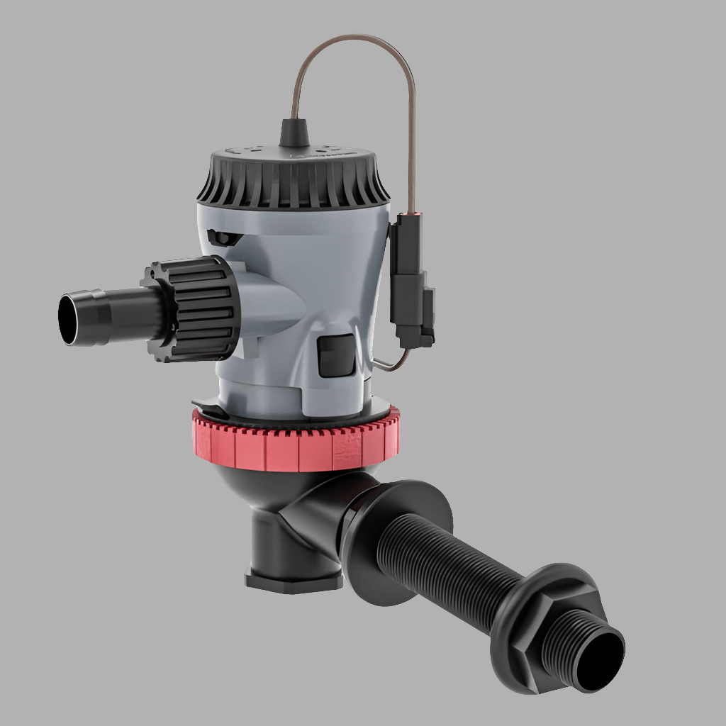 Aqua O2 Flex - Mount Aerator Pump, 500 gph | Johnson Pump 10 - 13642 - 01 - MacombMarineParts.com