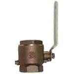 Ball Valve Bronze 1/2 inch Inline | Groco IBV-500 - MacombMarineParts.com