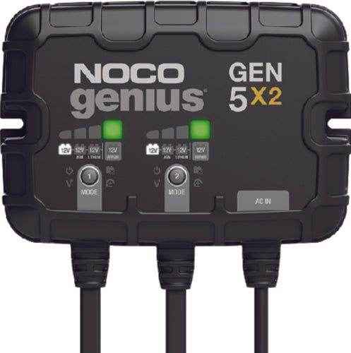 Battery Charger GEN5X2 On-Board, 2 Banks | NOCO GEN5X2 - MacombMarineParts.com