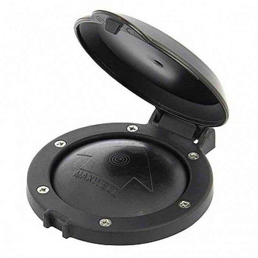 Black Foot Switch with Black Cover | Maxwell P19006 - MacombMarineParts.com