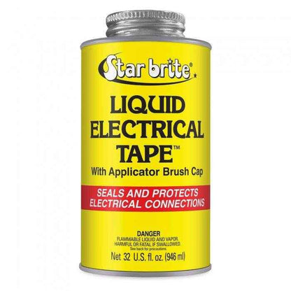 Black Liquid Electrical Tape - 32 oz. | Star Brite 084134 - MacombMarineParts.com