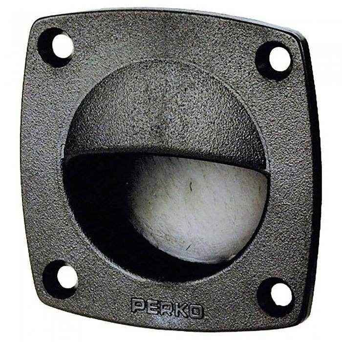 Black Plastic Flush Pull | Perko 1016DP0BLK - MacombMarineParts.com