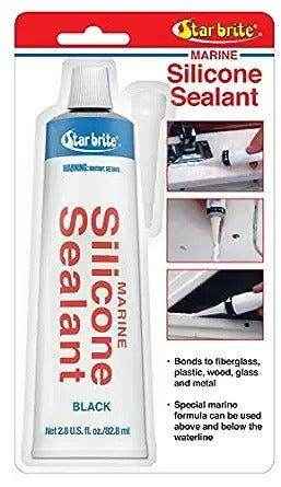 Black Silicone Sealant - 2.8 ounce | Star Brite 082103 - MacombMarineParts.com