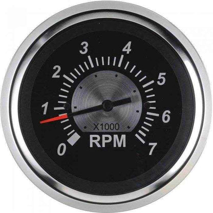 Black Sterling Series 7000 RPM Tachometer | Sierra 67363P - MacombMarineParts.com