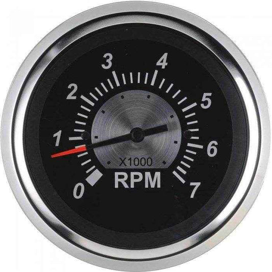 Black Sterling Series 7000 RPM Tachometer | Sierra 67363P - MacombMarineParts.com