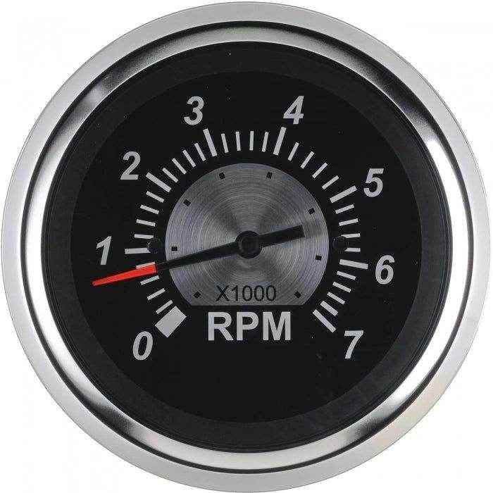 Black Sterling Series 7000 RPM Tachometer | Sierra 67363P - MacombMarineParts.com