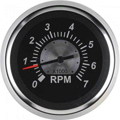 Black Sterling Series 7000 RPM Tachometer | Sierra 67363P - MacombMarineParts.com