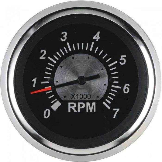 Black Sterling Series 7000 RPM Tachometer | Sierra 67363P - MacombMarineParts.com