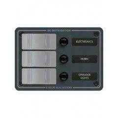 Blue Sea 3 Pos. Water Resistant Fuse Panel (Vertical) 8054 - MacombMarineParts.com