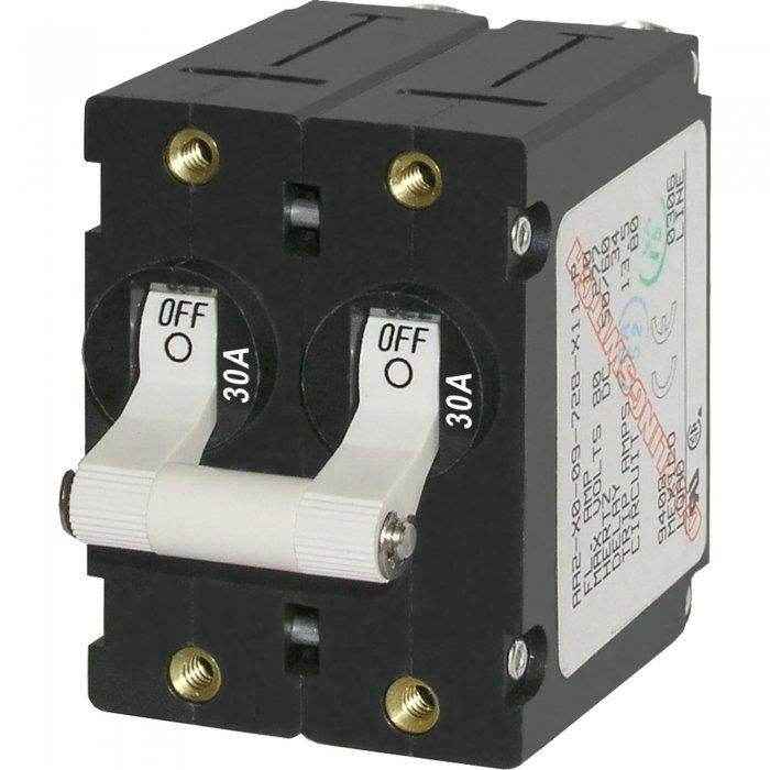 Blue Sea 30 Amp Ac/Dc Magnetic Circuit Breaker 7238 - MacombMarineParts.com