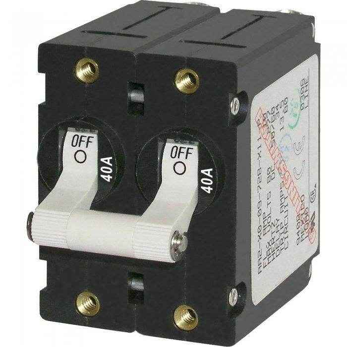 Blue Sea 40 Amp Ac/Dc Magnetic Circuit Breaker 7240 - MacombMarineParts.com