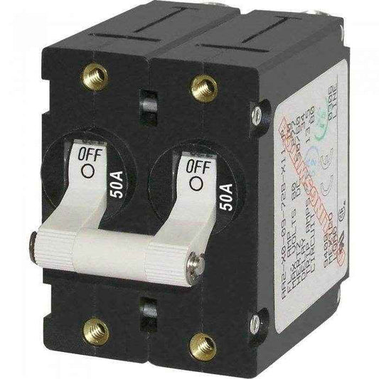 Blue Sea 50 Amp Ac/Dc Magnetic Circuit Breaker 7242 - MacombMarineParts.com