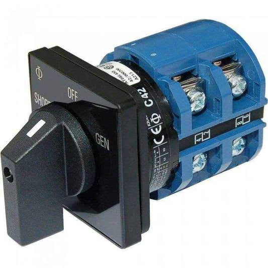 Blue Sea 65 Amp 2 Position AC Rotary Switch 9011 - MacombMarineParts.com