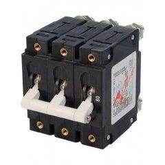 Blue Sea 80A C-Series Toggle Triple Pole Circuit Breaker 7289 - MacombMarineParts.com