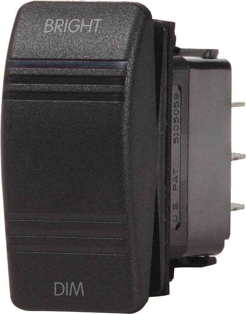 Blue Sea Black Dimmer Control Switch 8291 - MacombMarineParts.com
