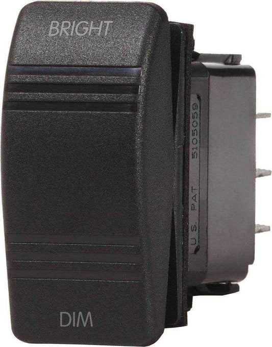 Blue Sea Black Dimmer Control Switch 8291 - MacombMarineParts.com